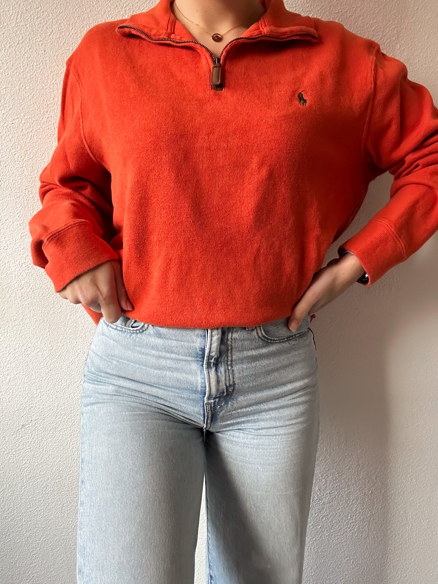 Ralph Lauren quarter zip L