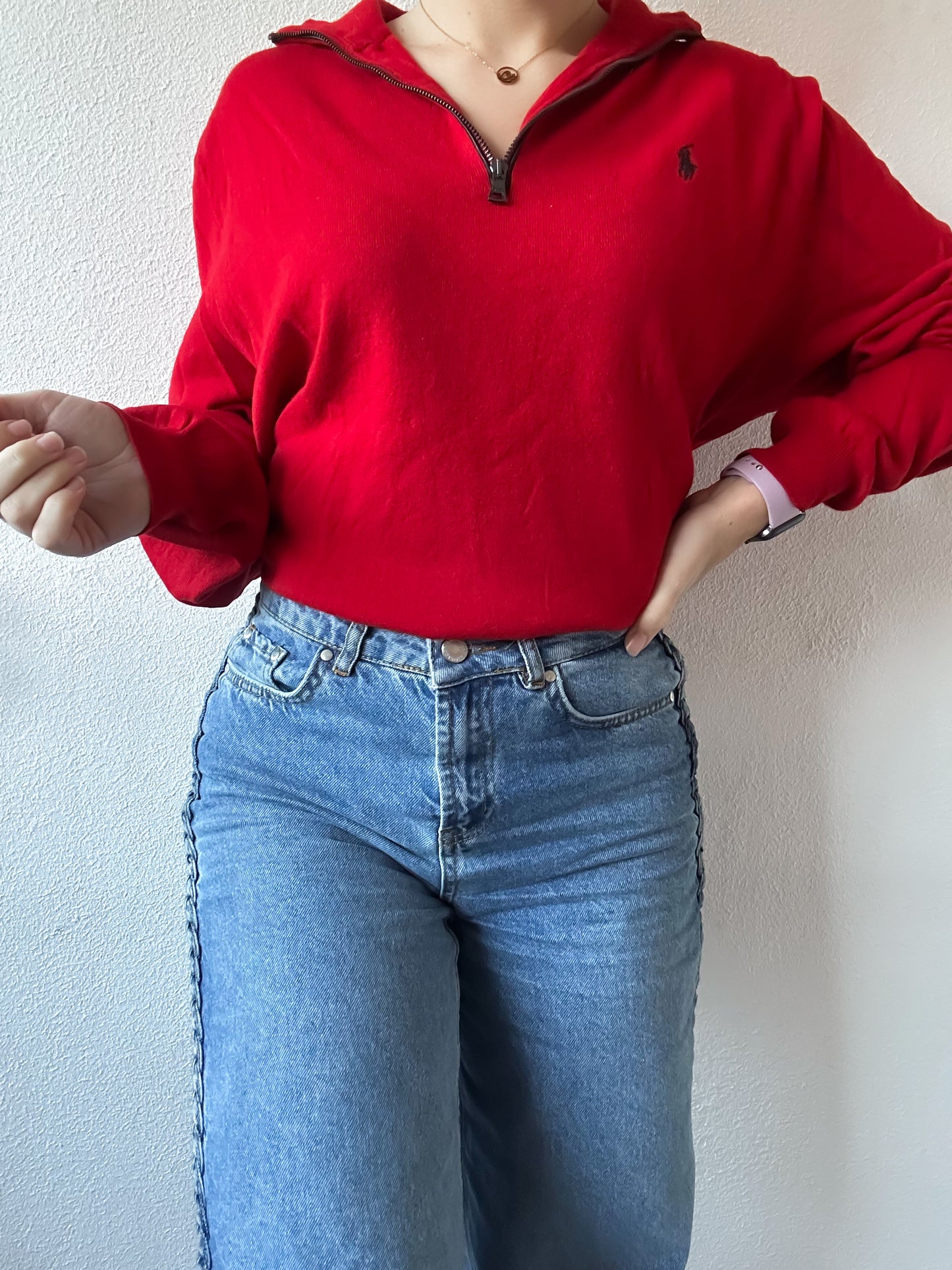 Ralph Lauren zip sweater M