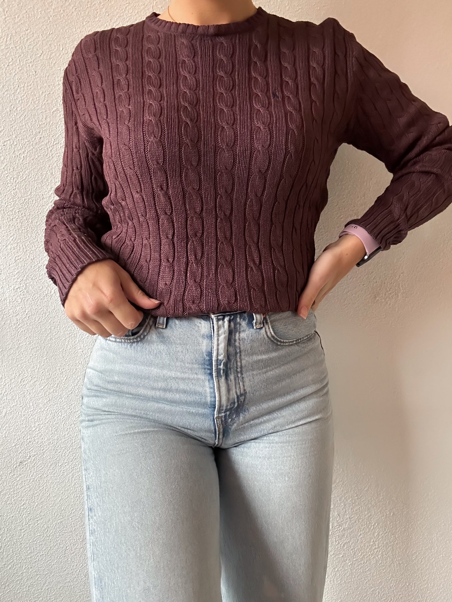 Ralph Lauren cable knit M