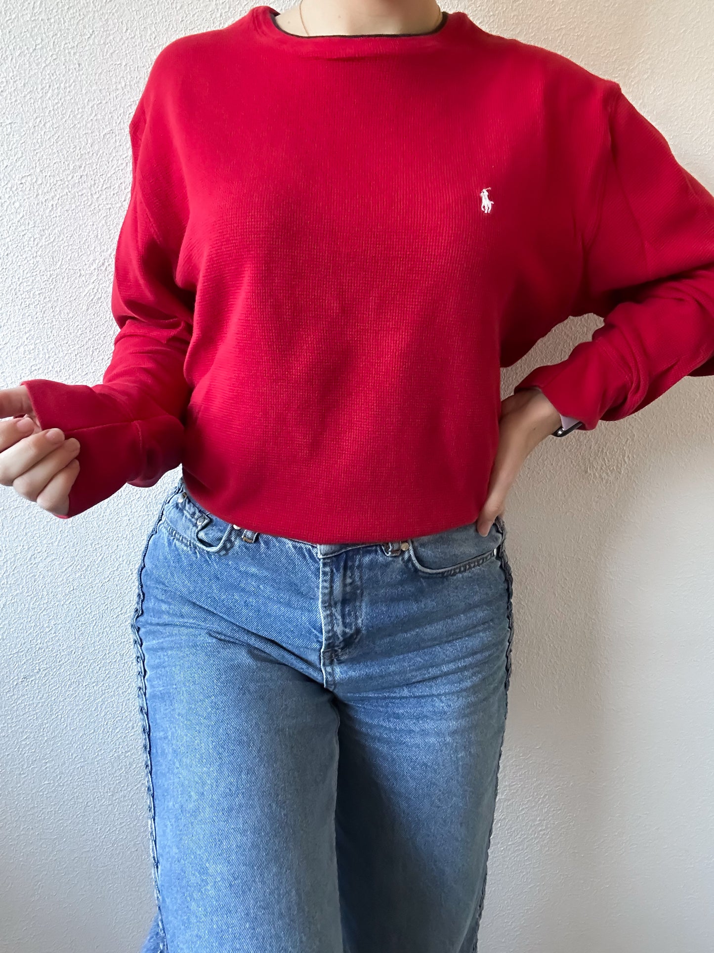 Ralph Lauren waffle knit XL