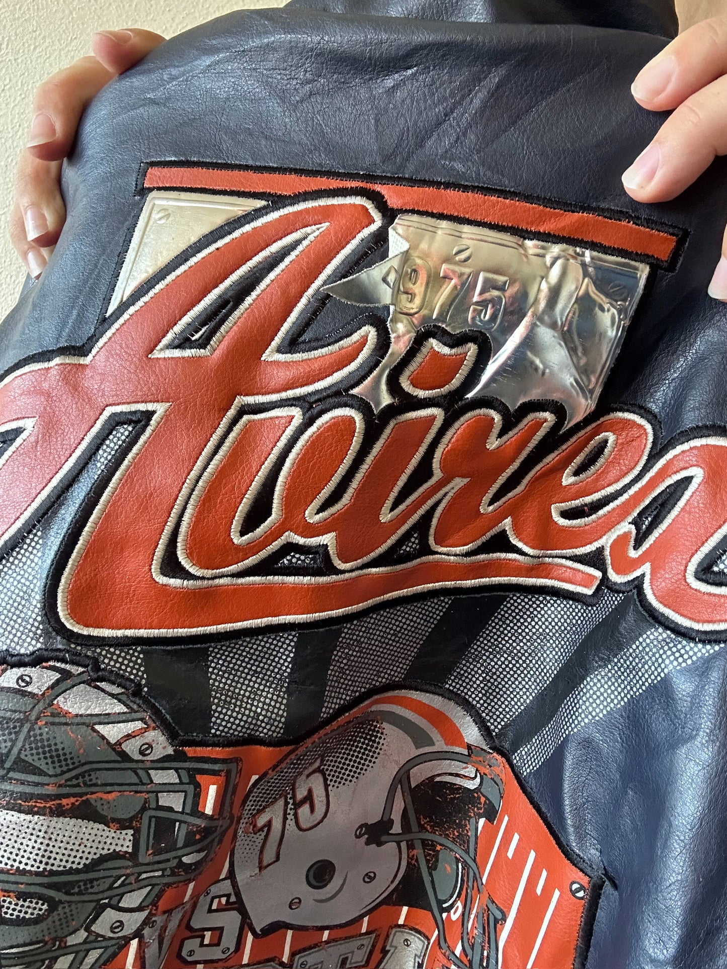 Avirex leather jacket XS