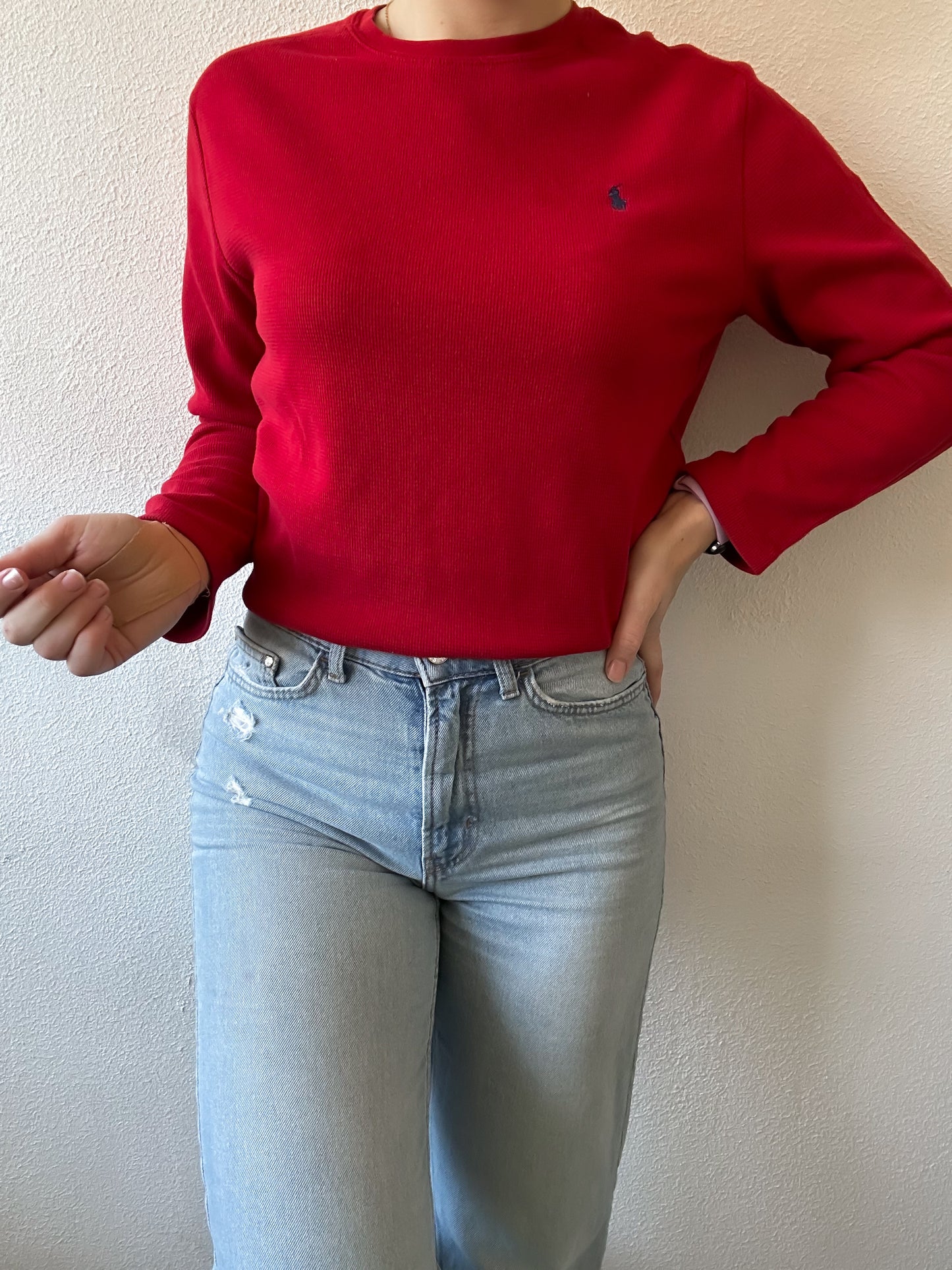 Ralph Lauren waffle knit S
