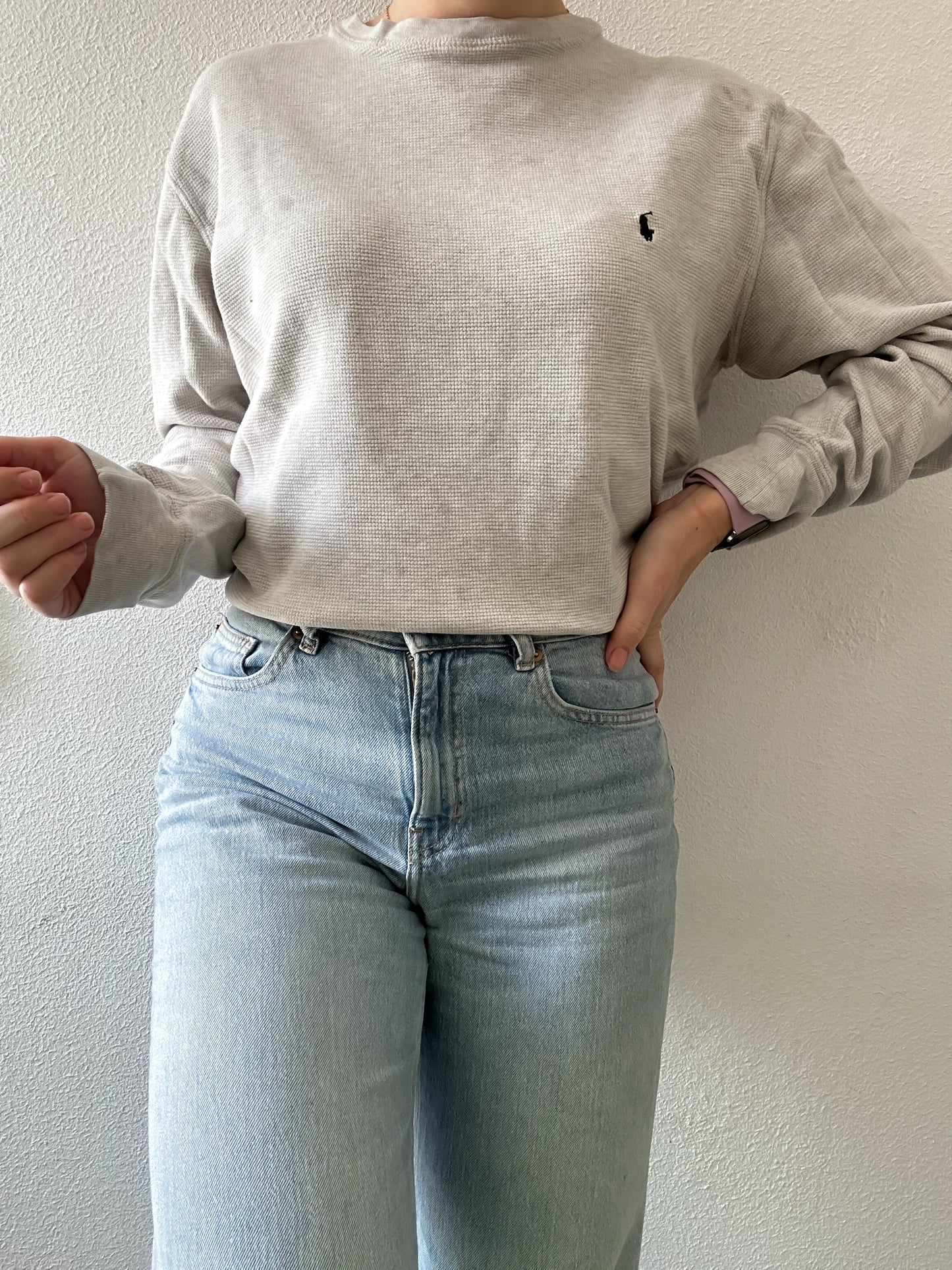 Ralph Lauren waffle knit L