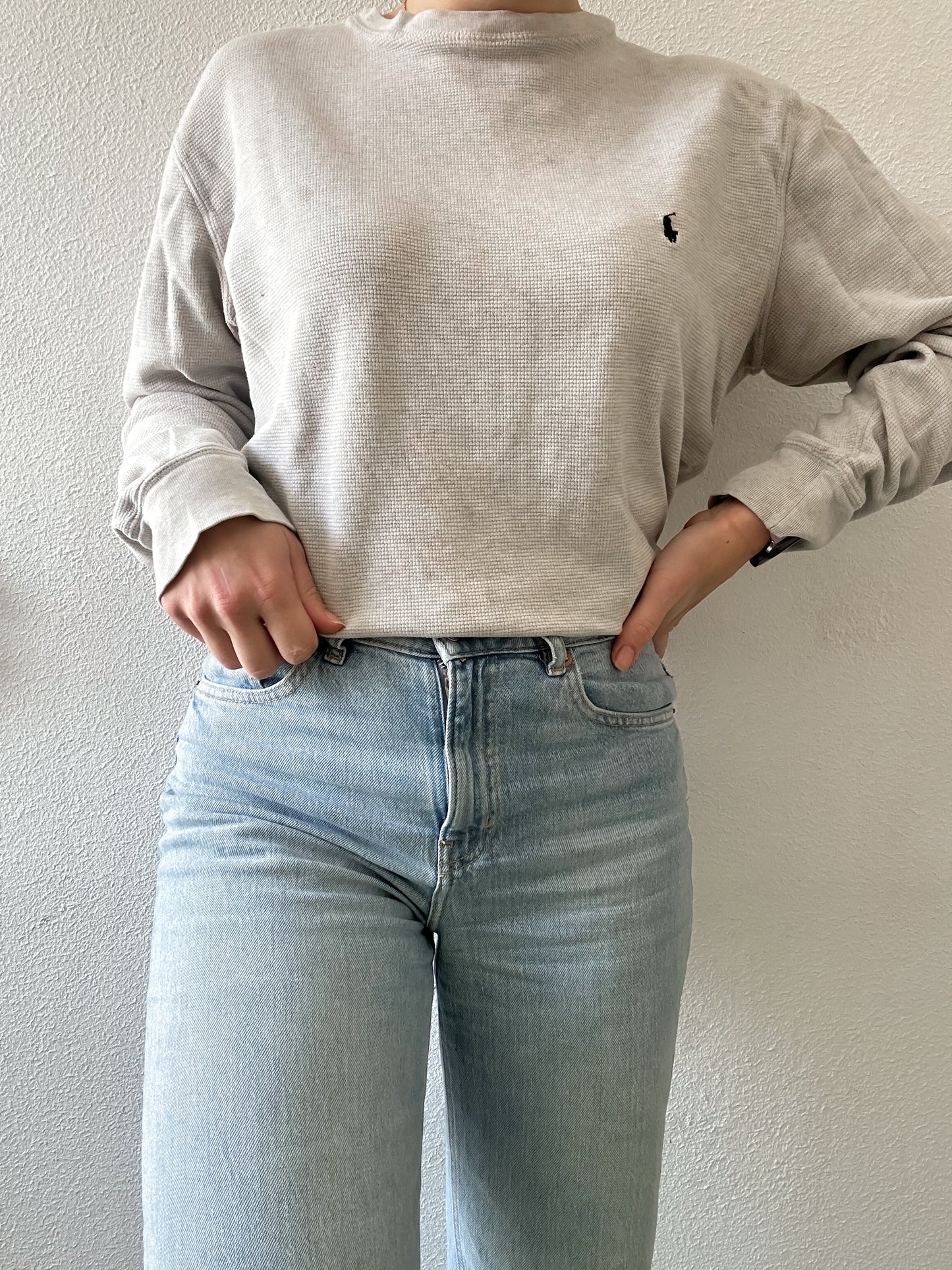 Ralph Lauren waffle knit L