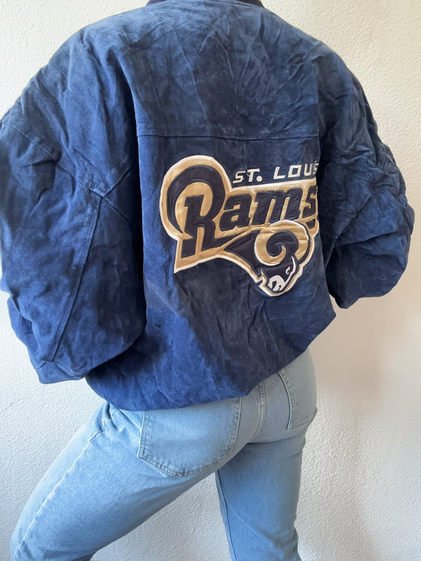 Leren jas NFL Rams M