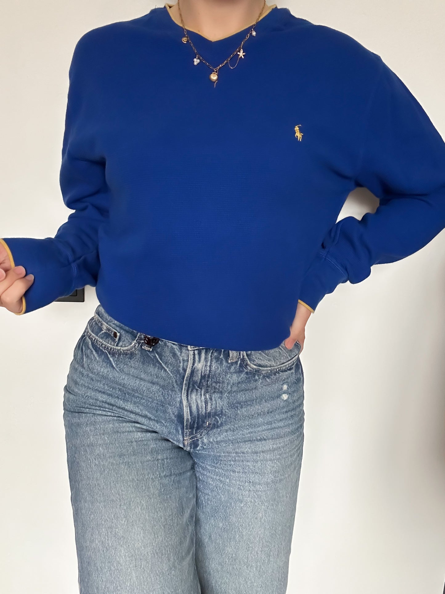 Ralph Lauren waffle knit L