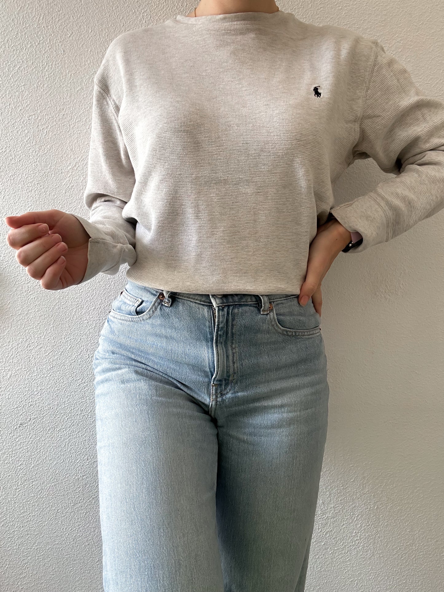 Ralph Lauren waffle knit L
