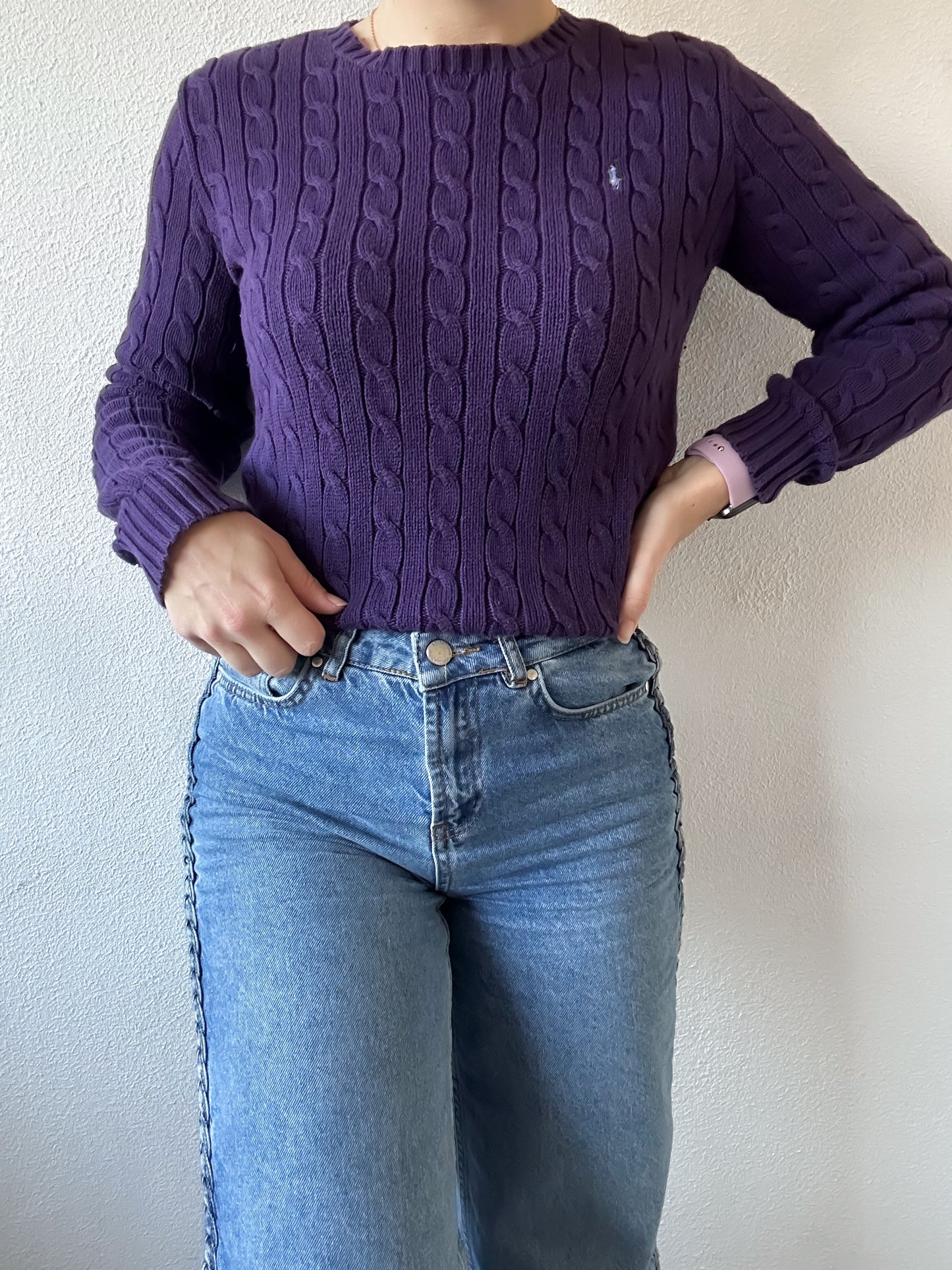 Ralph Lauren cable knit M