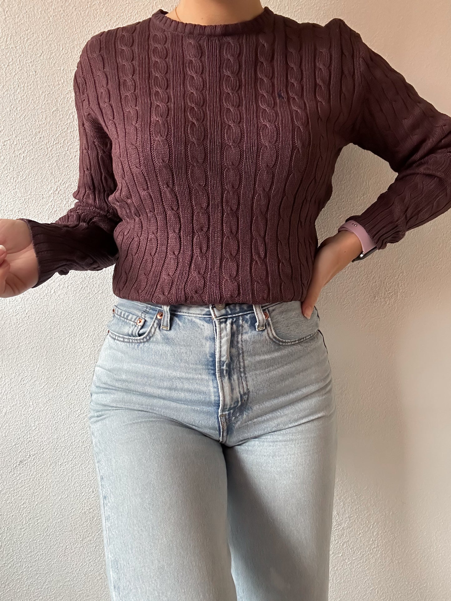 Ralph Lauren cable knit M