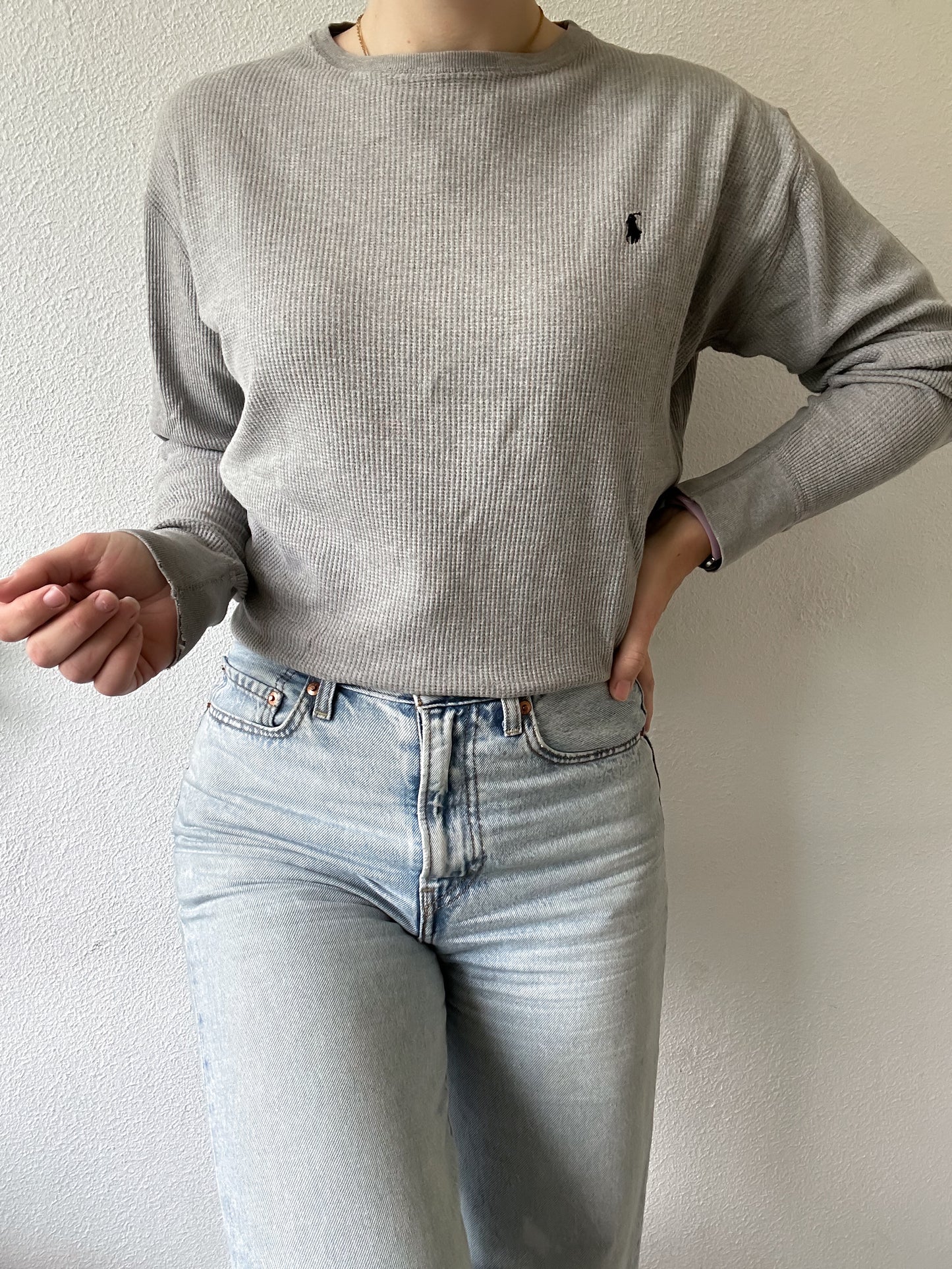 Ralph Lauren waffle knit S
