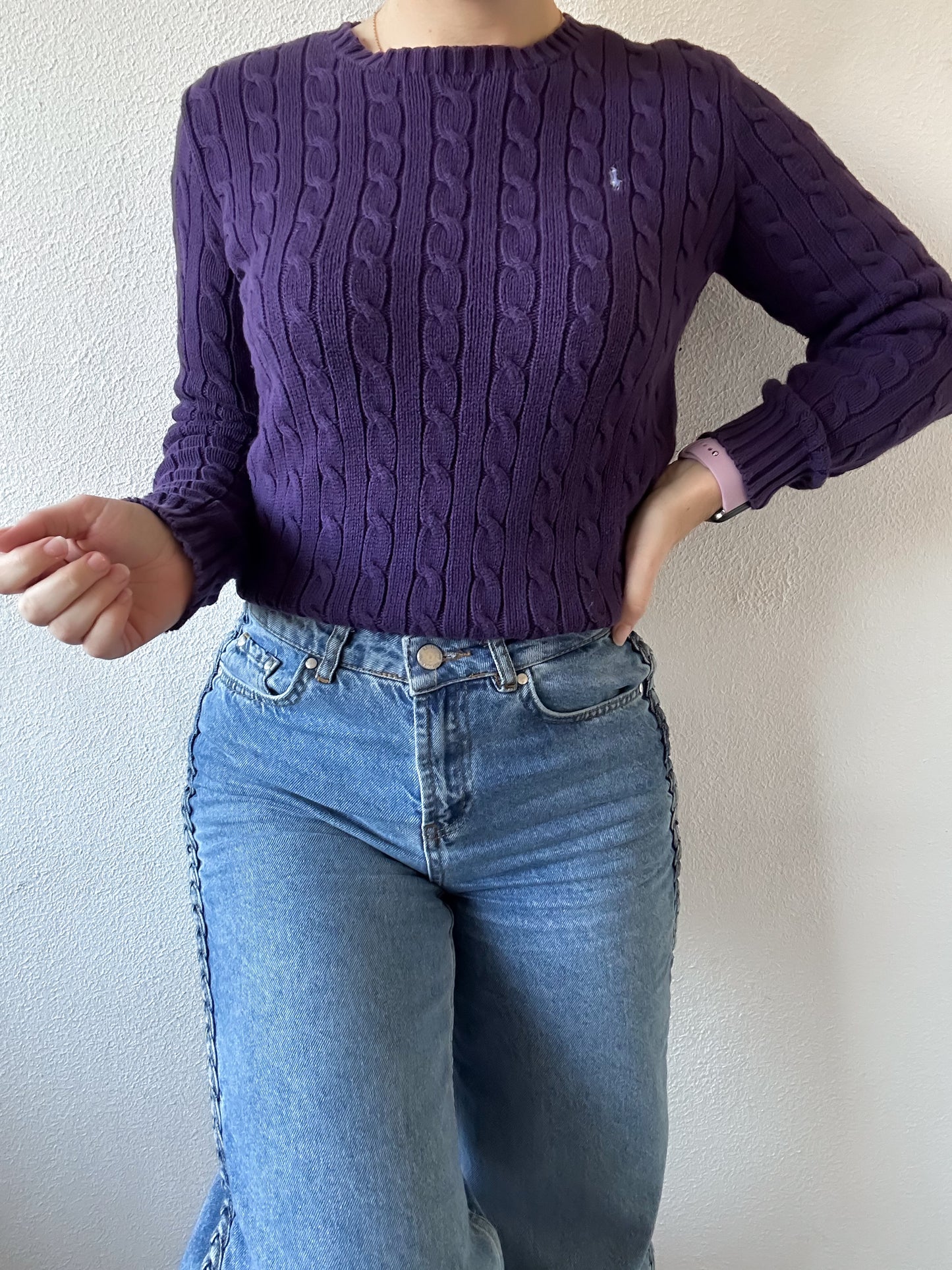 Ralph Lauren cable knit M