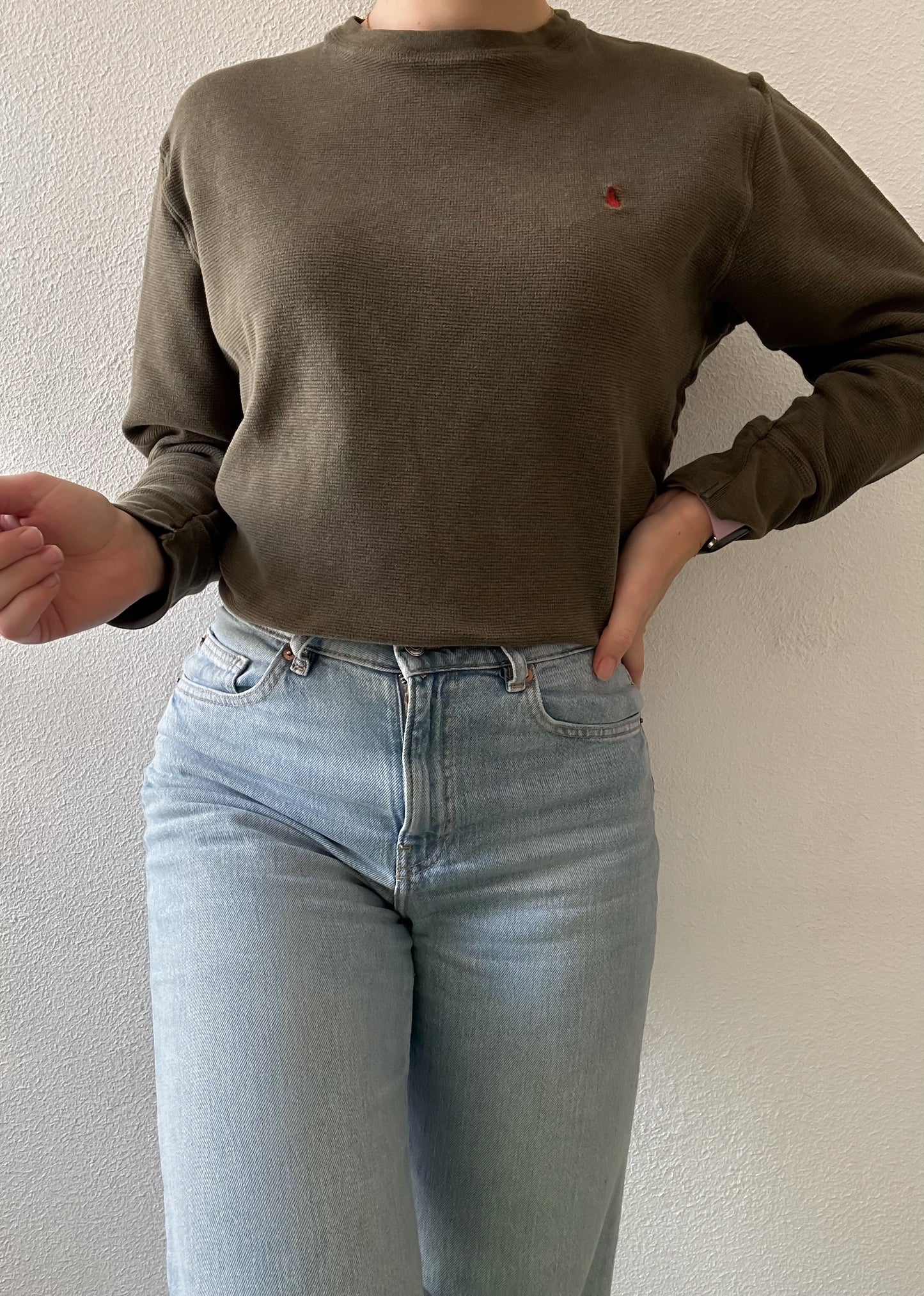 Ralph Lauren waffle knit S