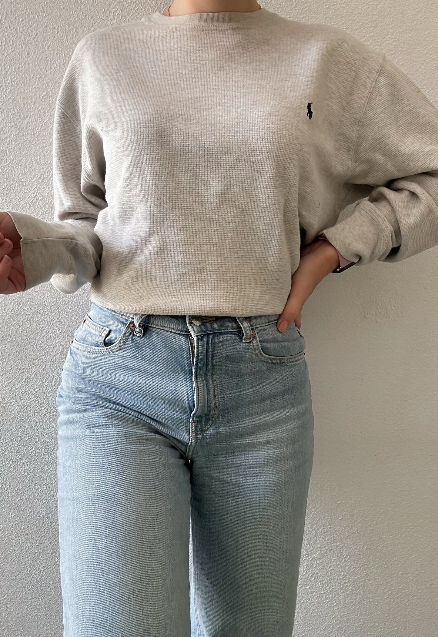 Ralph Lauren waffle knit XL