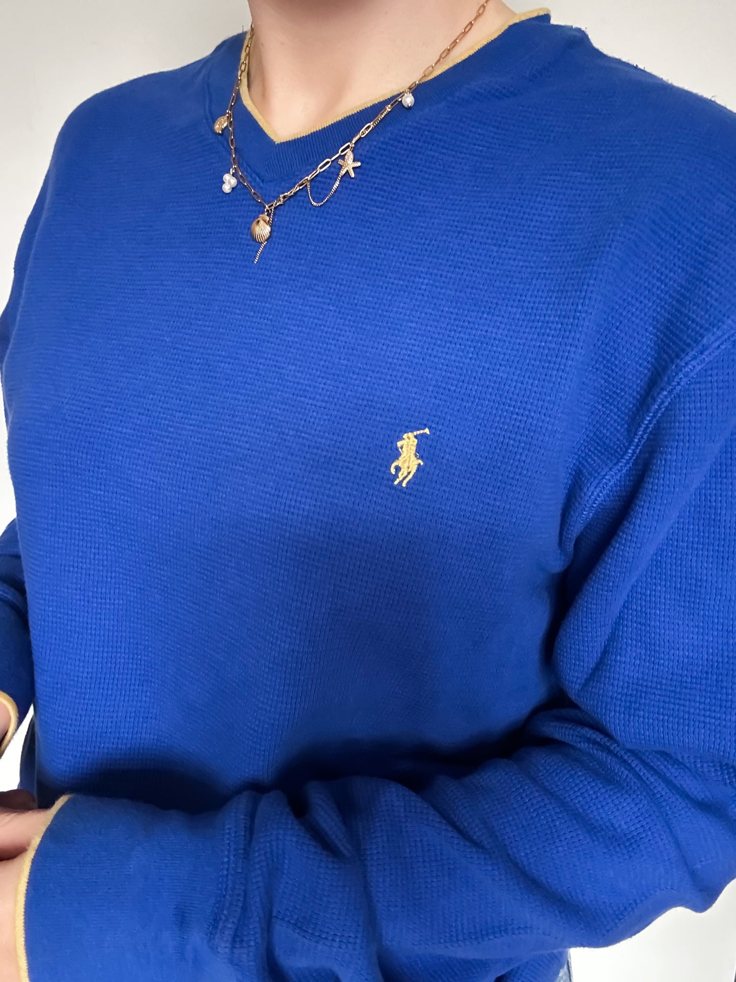 Ralph Lauren waffle knit L