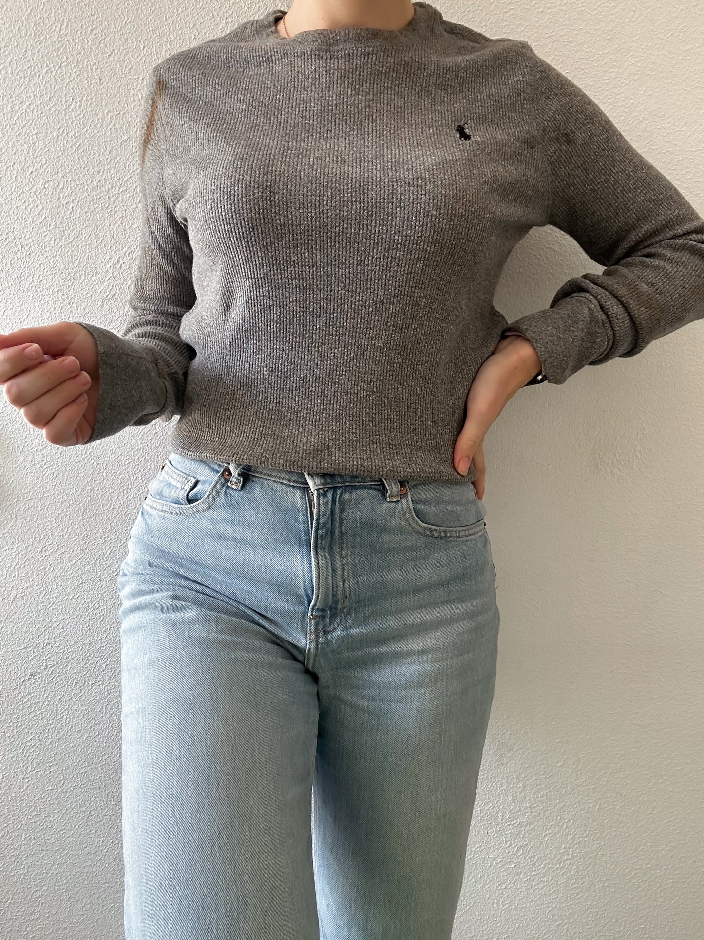 Ralph Lauren waffle knit S