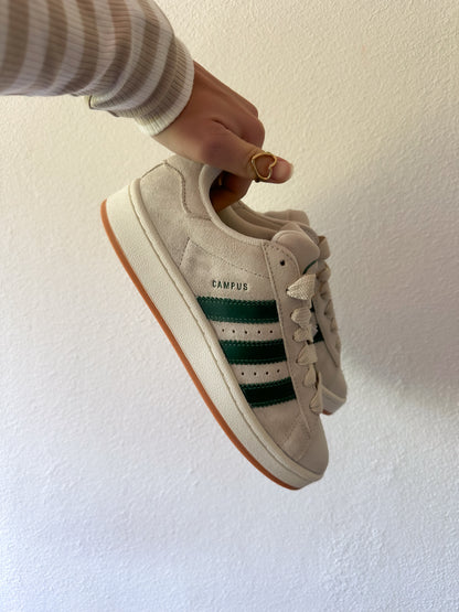 Adidas Campus 00s Off-White Dark Green