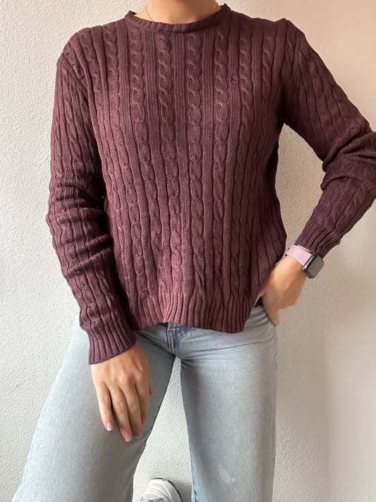 Ralph Lauren cable knit M