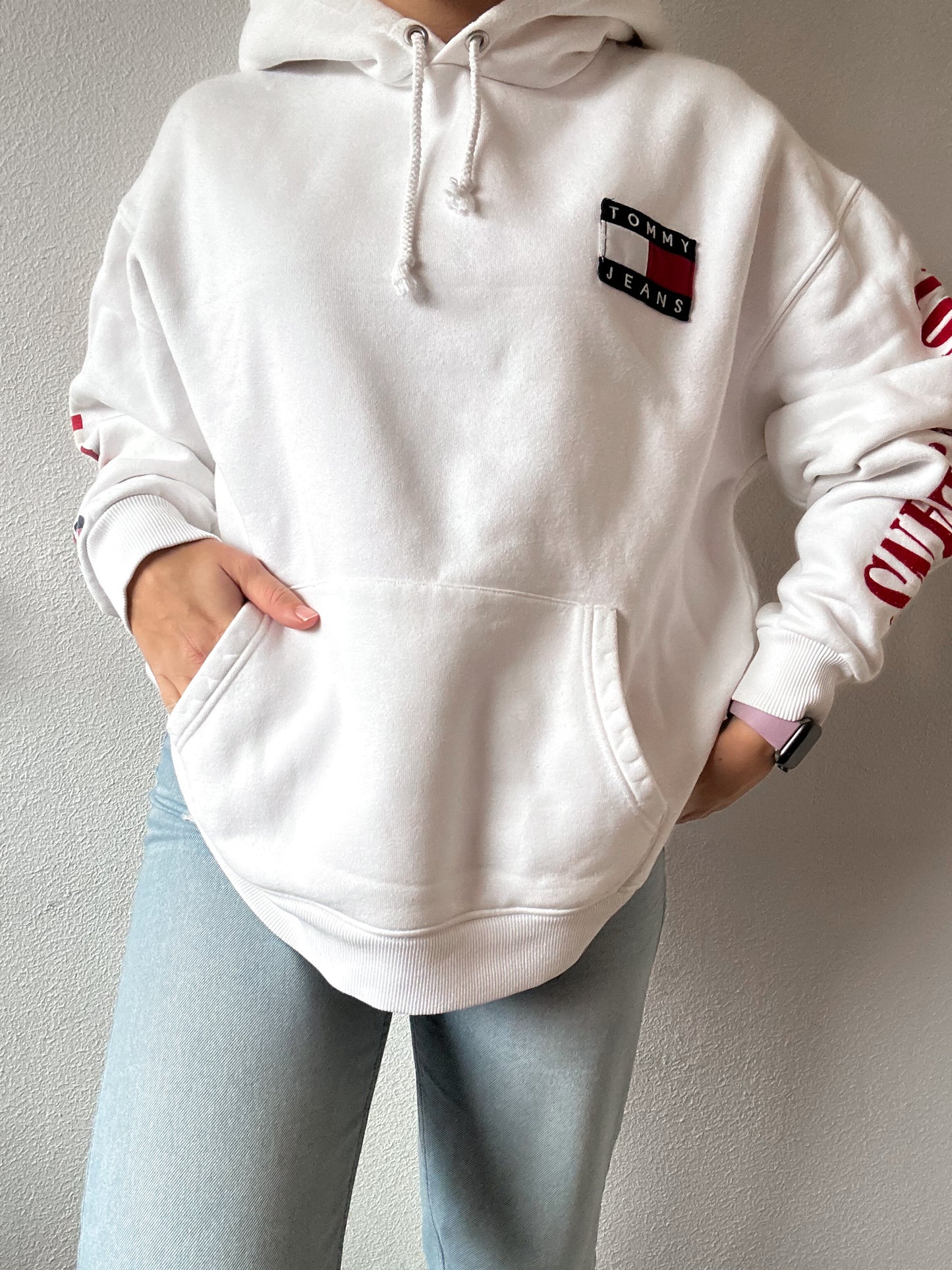 Tommy Hilfiger flag hoodie L