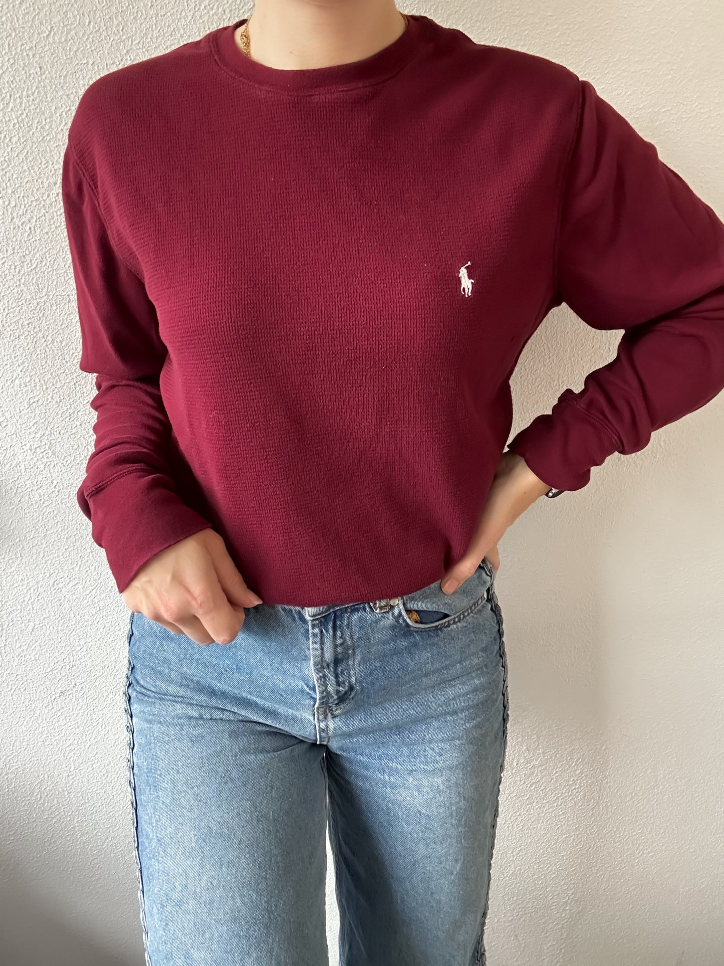 Ralph Lauren waffle knit L