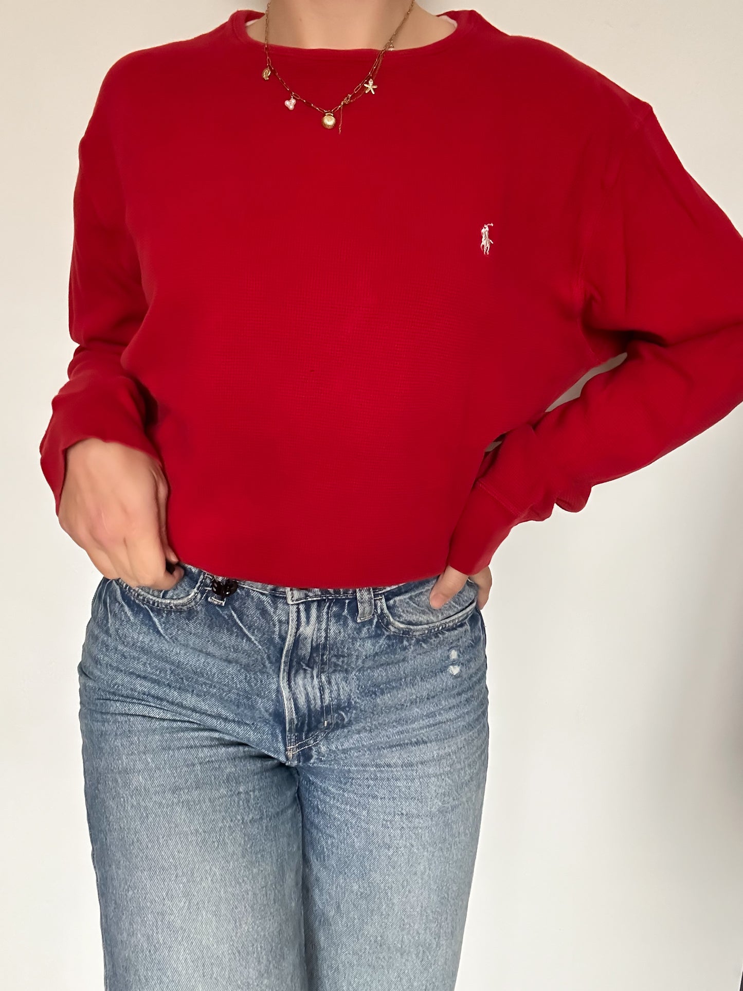 Ralph Lauren waffle knit XL