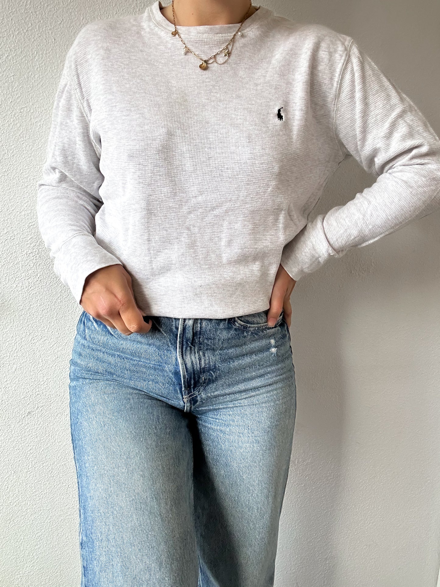 Ralph Lauren waffle knit S
