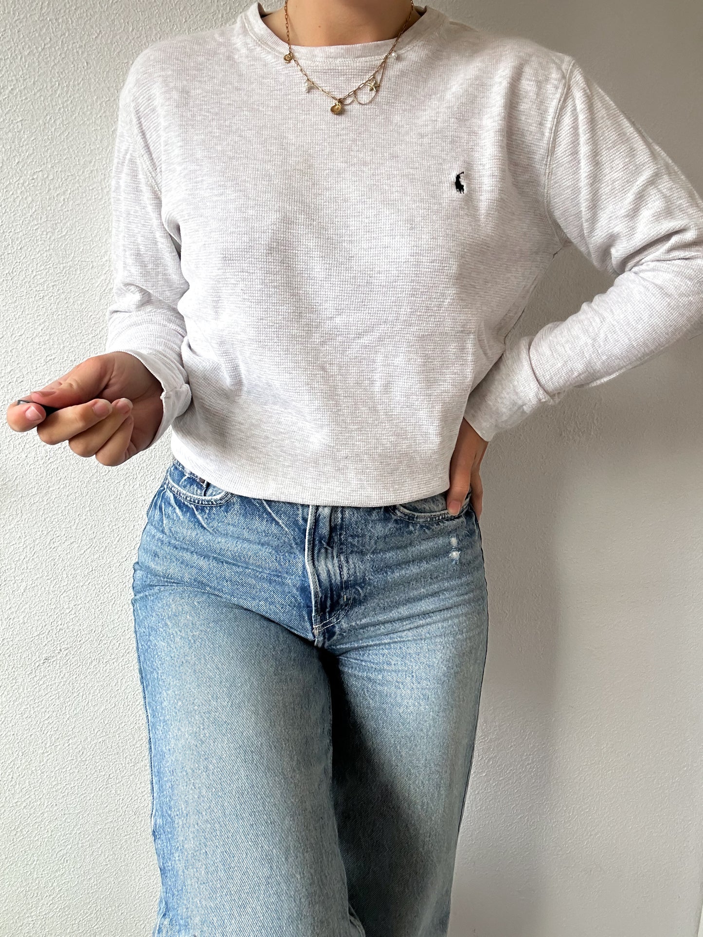 Ralph Lauren waffle knit S
