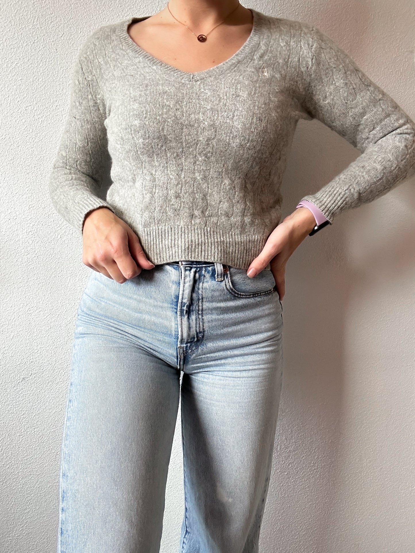 Ralph Lauren cable knit XS