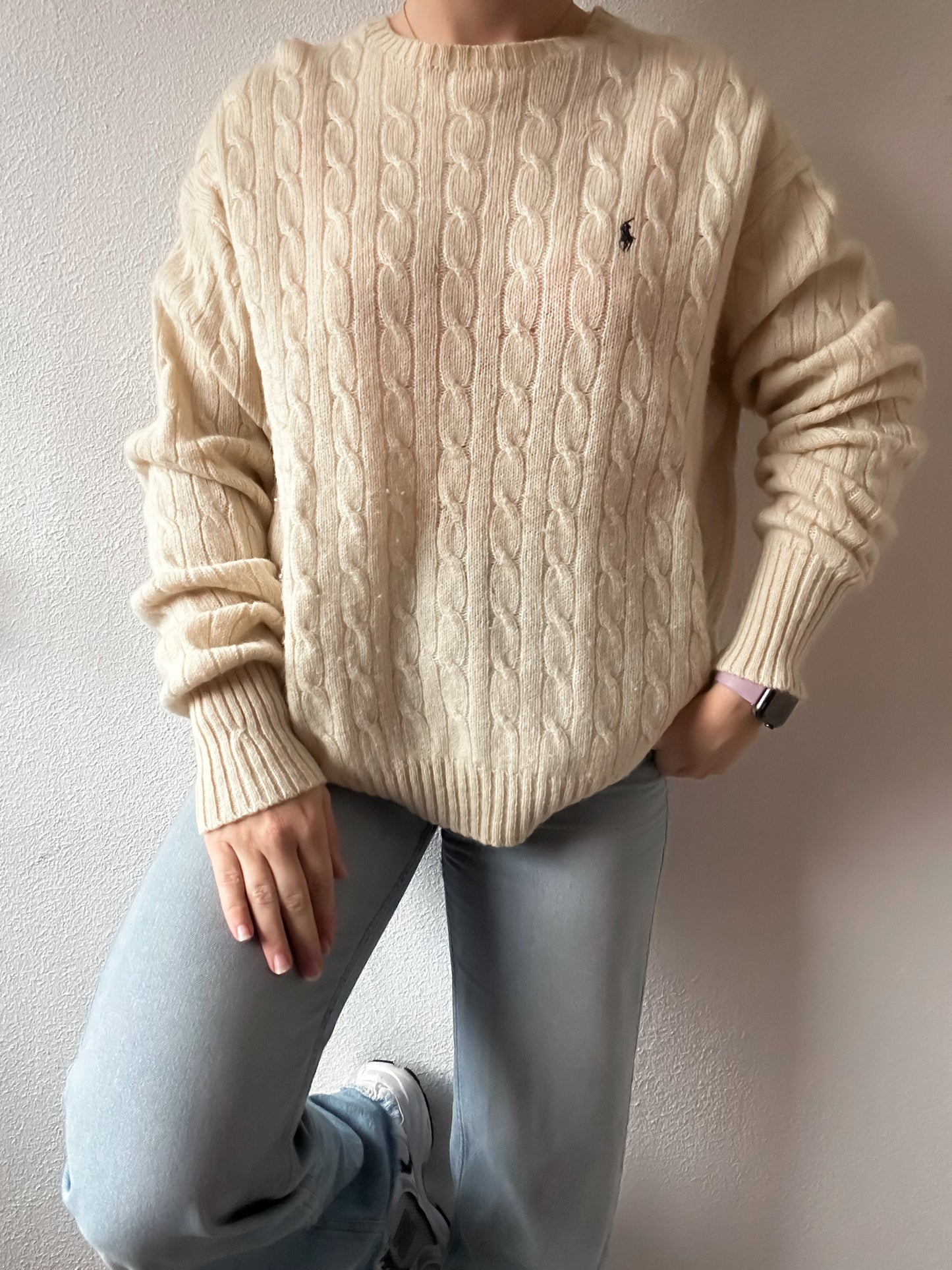 Ralph Lauren cable knit XL