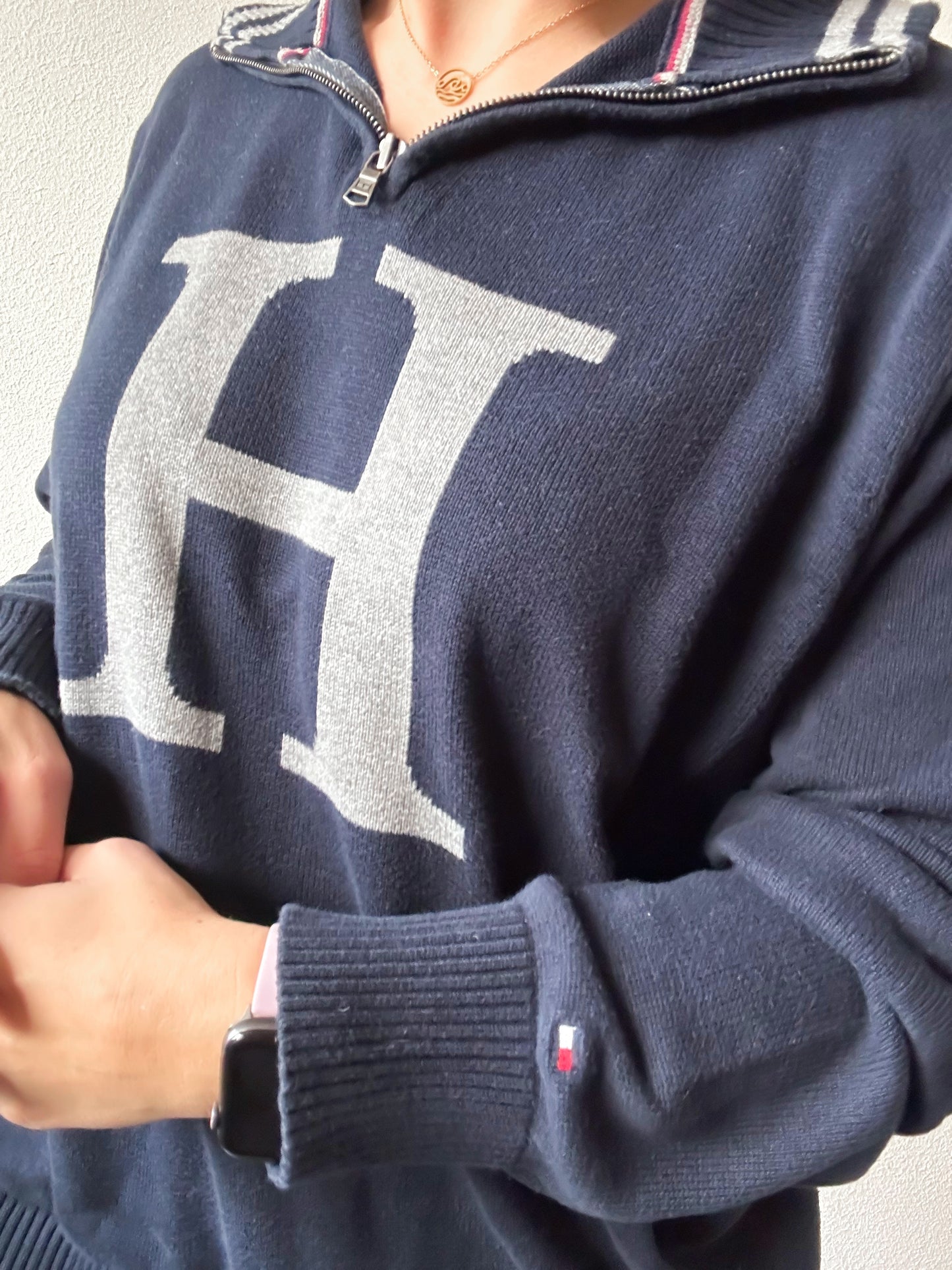 Tommy Hilfiger zip sweater L