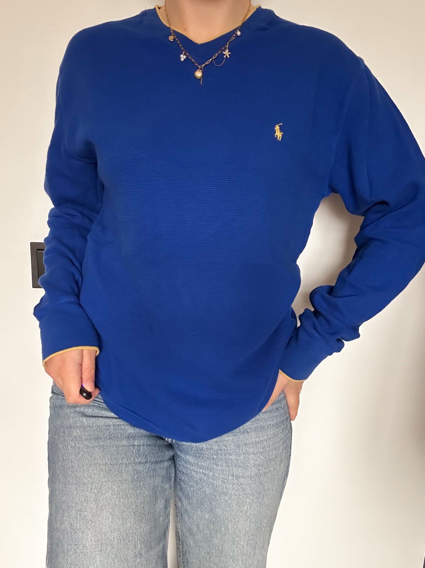 Ralph Lauren waffle knit L