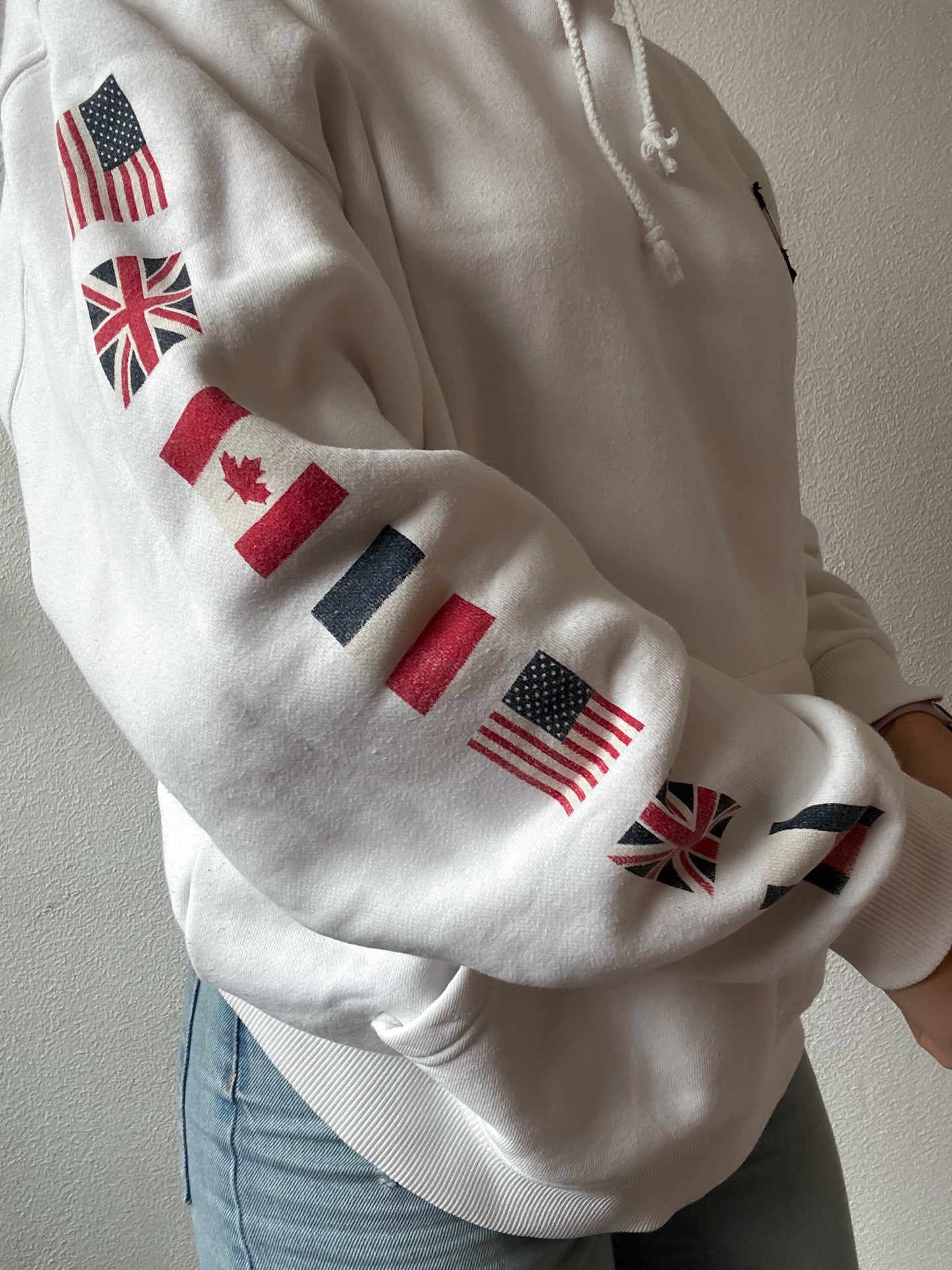 Tommy Hilfiger flag hoodie L