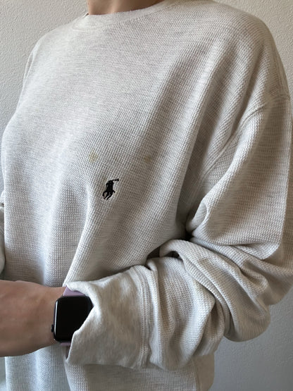 Ralph Lauren waffle knit XL