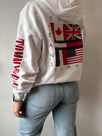 Tommy Hilfiger flag hoodie L