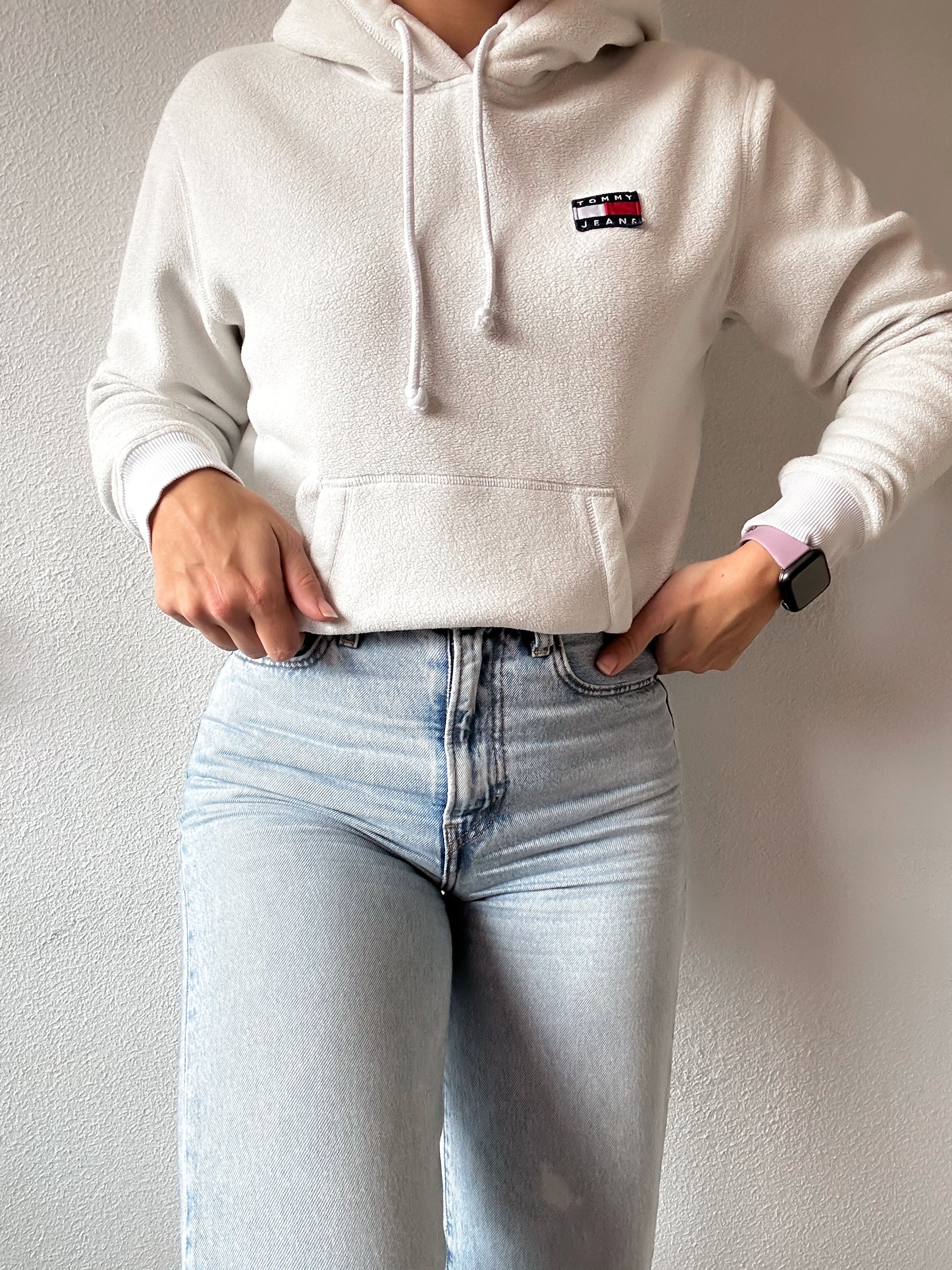 Tommy Jeans Hilfiger Teddy Hoodie Teddy Hoodie Met Rits Bruin