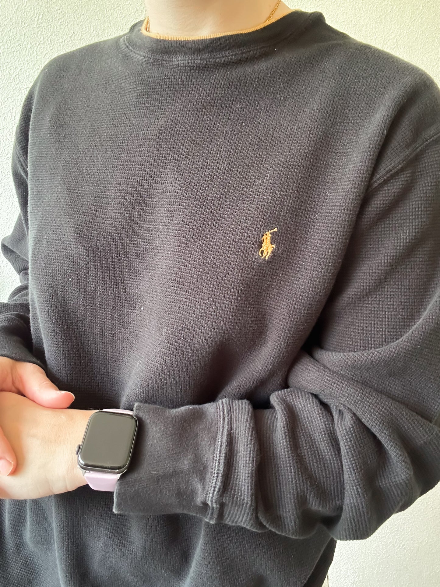 Ralph Lauren waffle knit XL