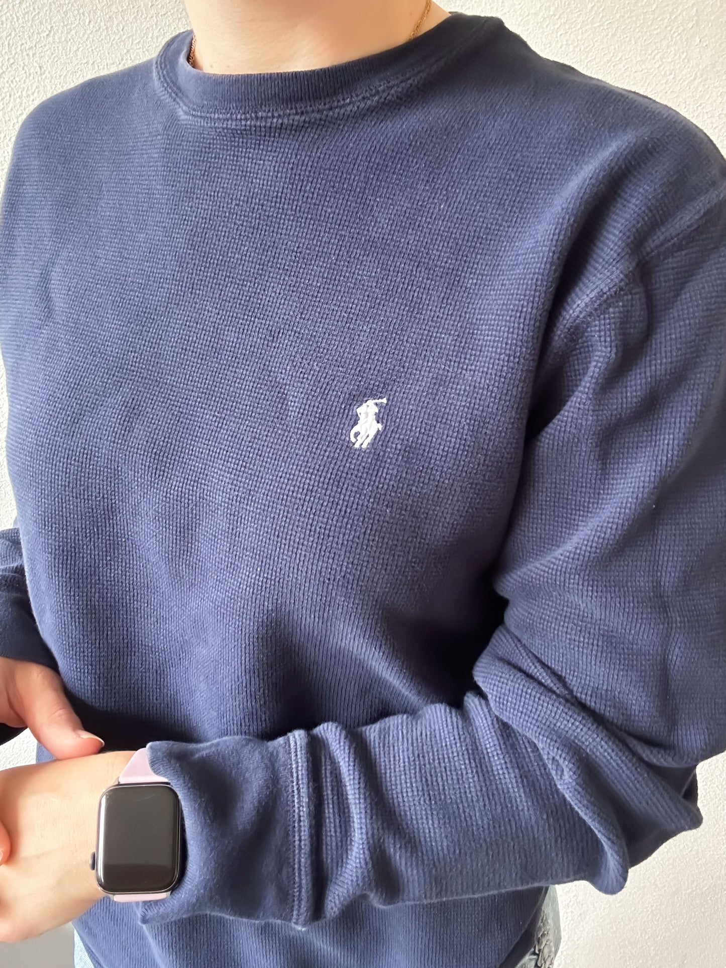 Ralph Lauren waffle knit L