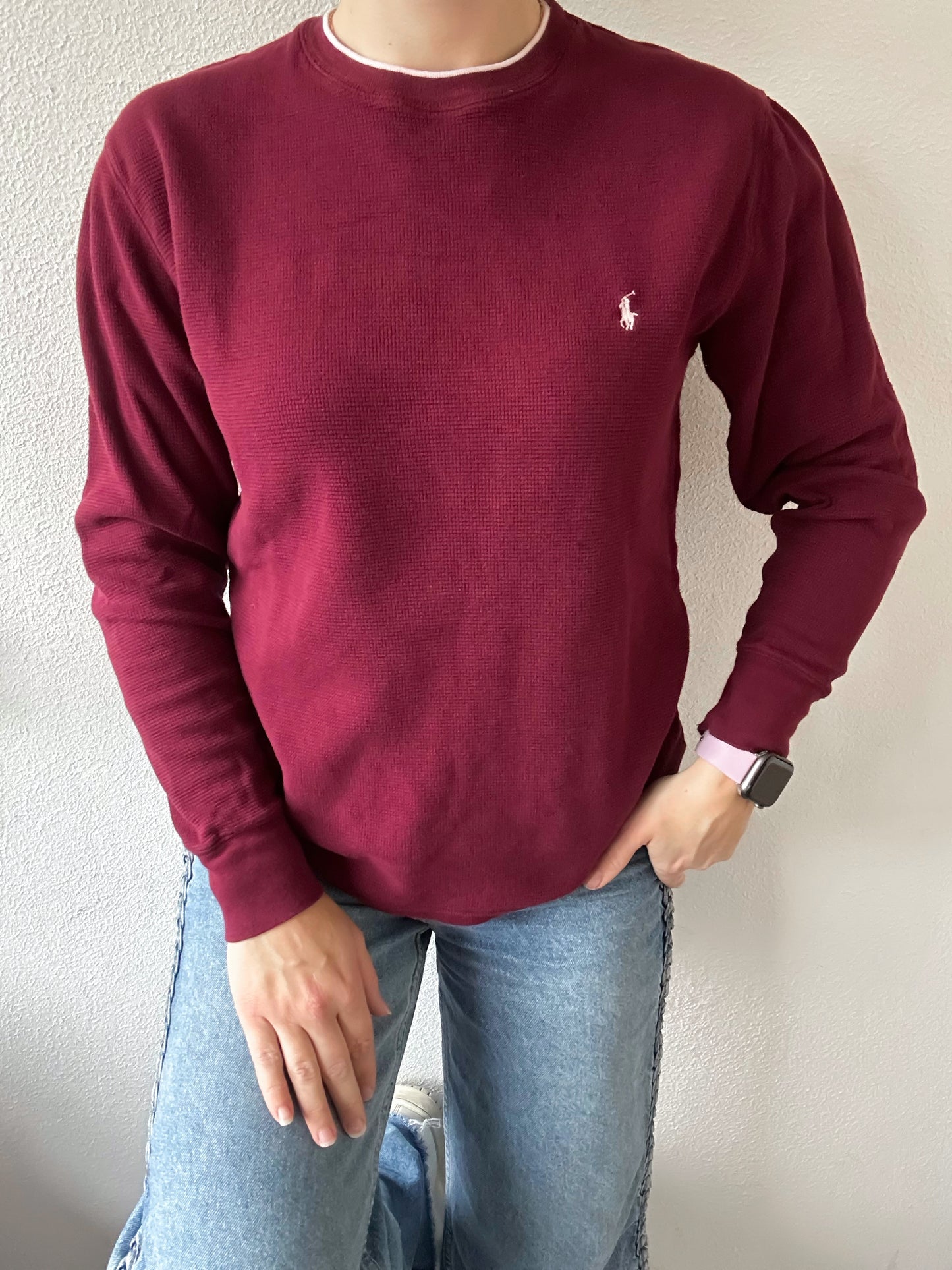 Ralph Lauren waffle knit S