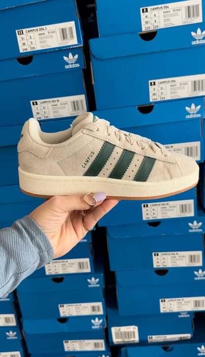 Adidas Campus 00s Off-White Dark Green