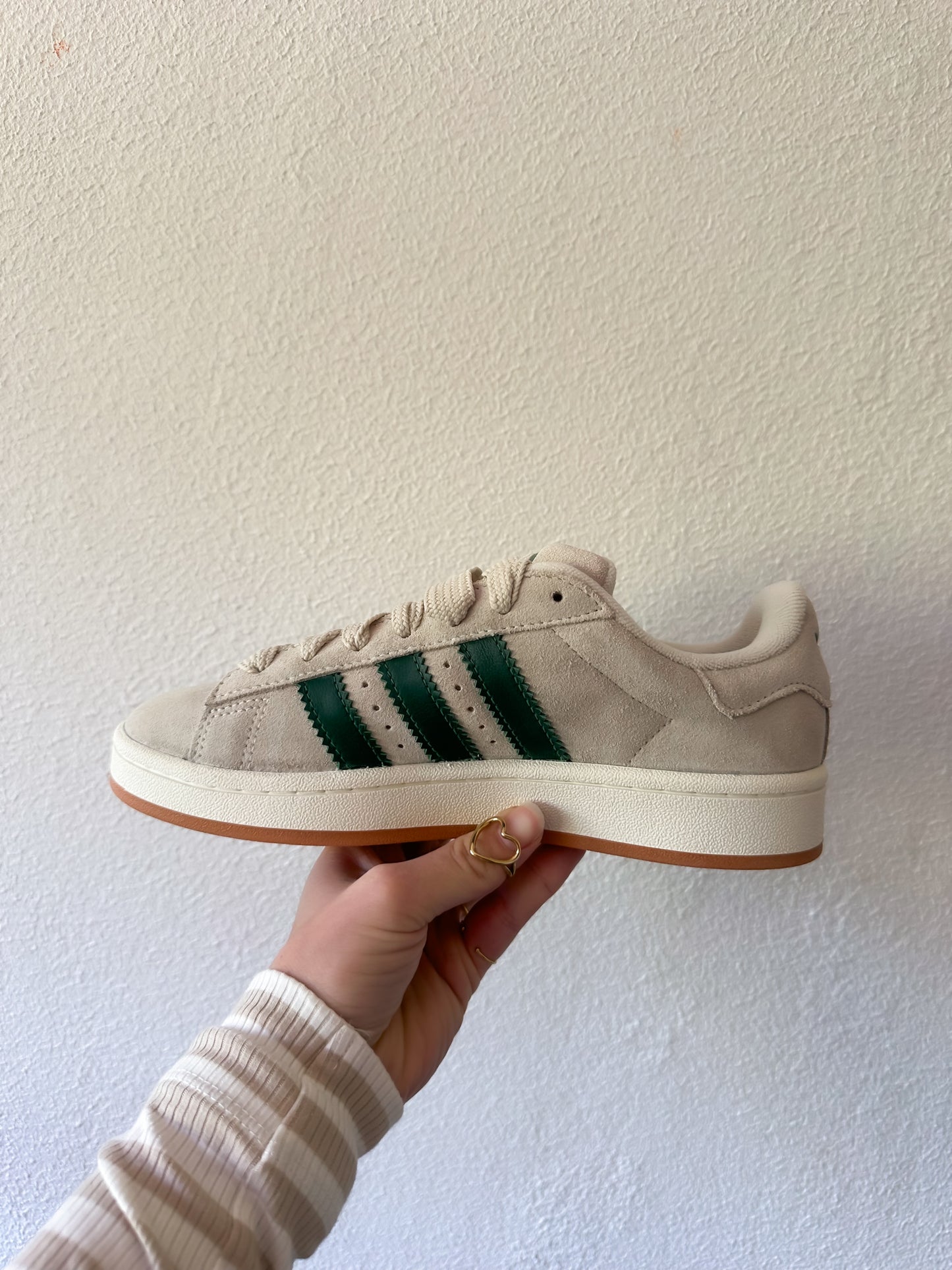 Adidas Campus 00s Off-White Dark Green