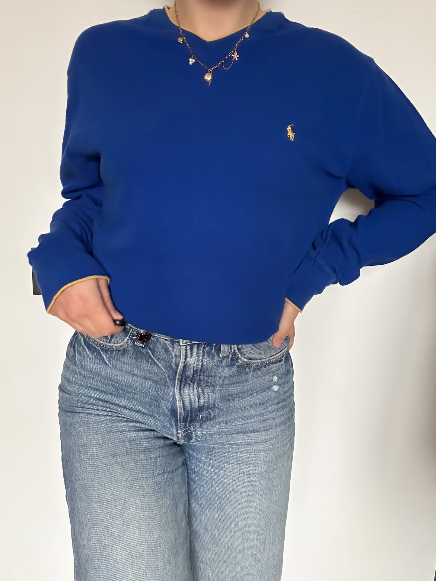 Ralph Lauren waffle knit L