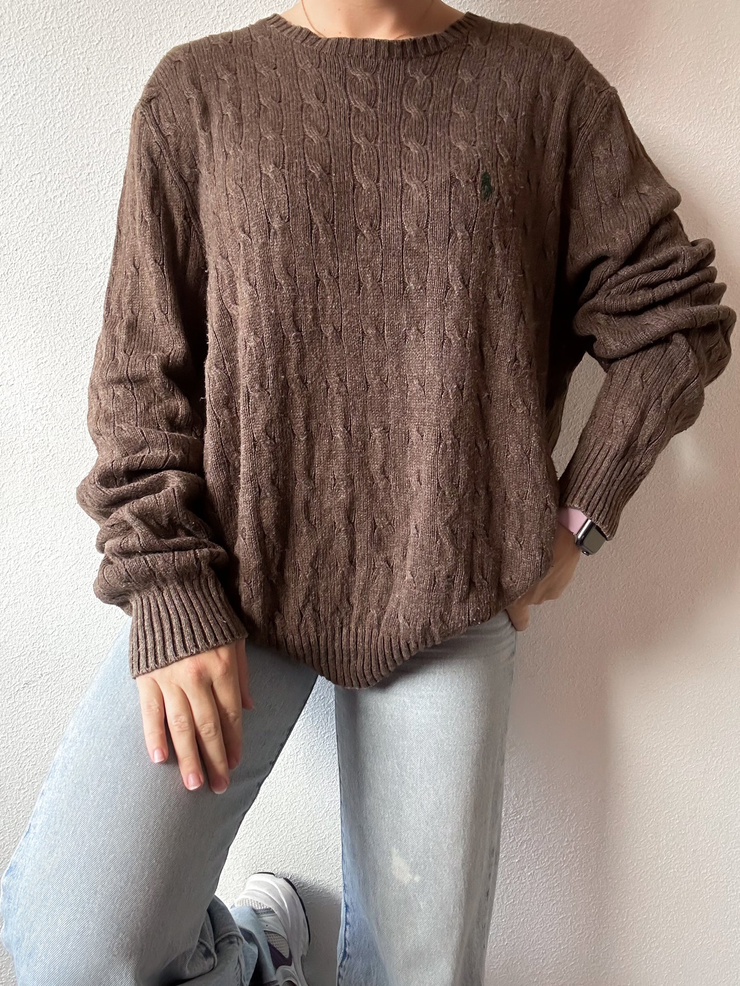 Ralph Lauren cable knit XL