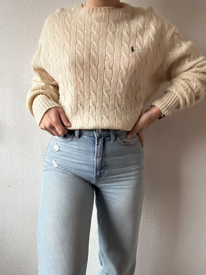 Ralph Lauren cable knit XL