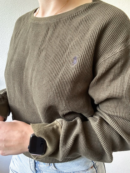 Ralph Lauren waffle knit XL