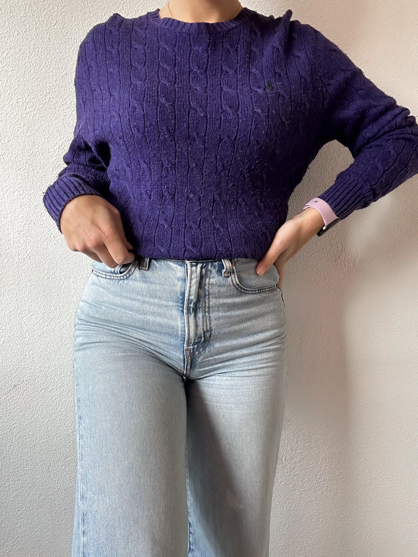 Ralph Lauren cable knit S