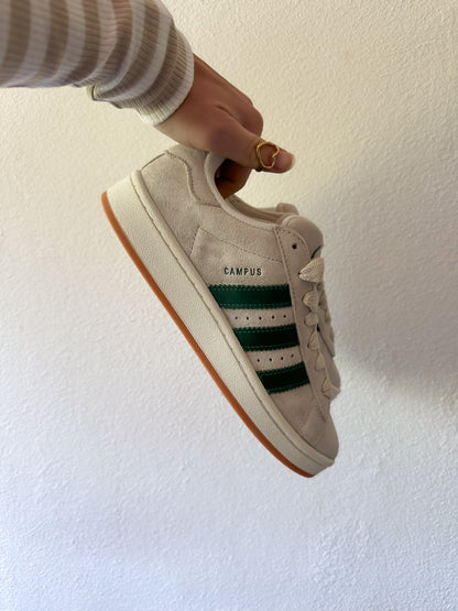 Adidas Campus 00s Off-White Dark Green