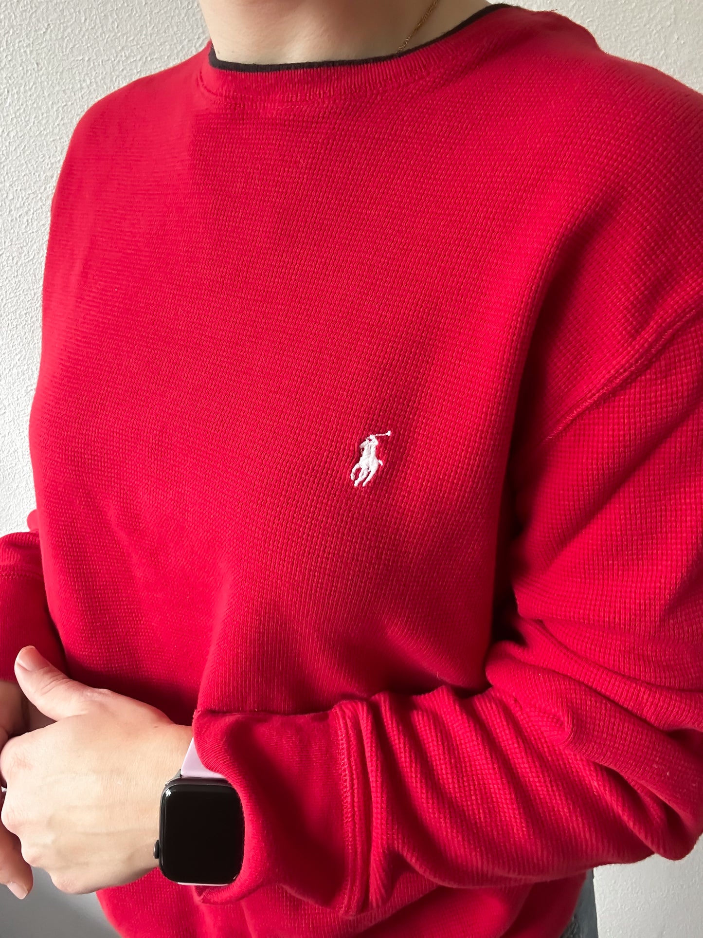 Ralph Lauren waffle knit XL
