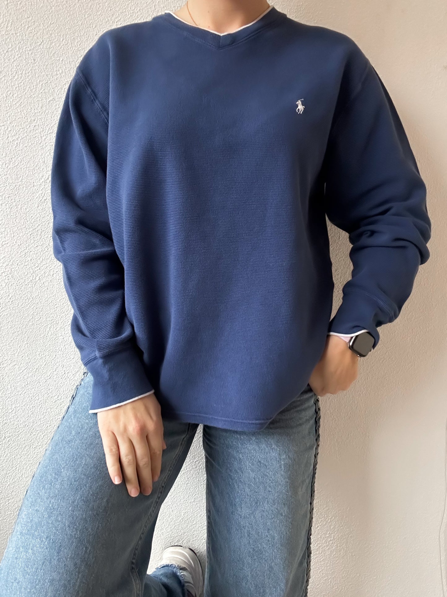 Ralph Lauren waffle knit XL