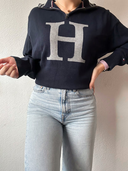 Tommy Hilfiger zip sweater L