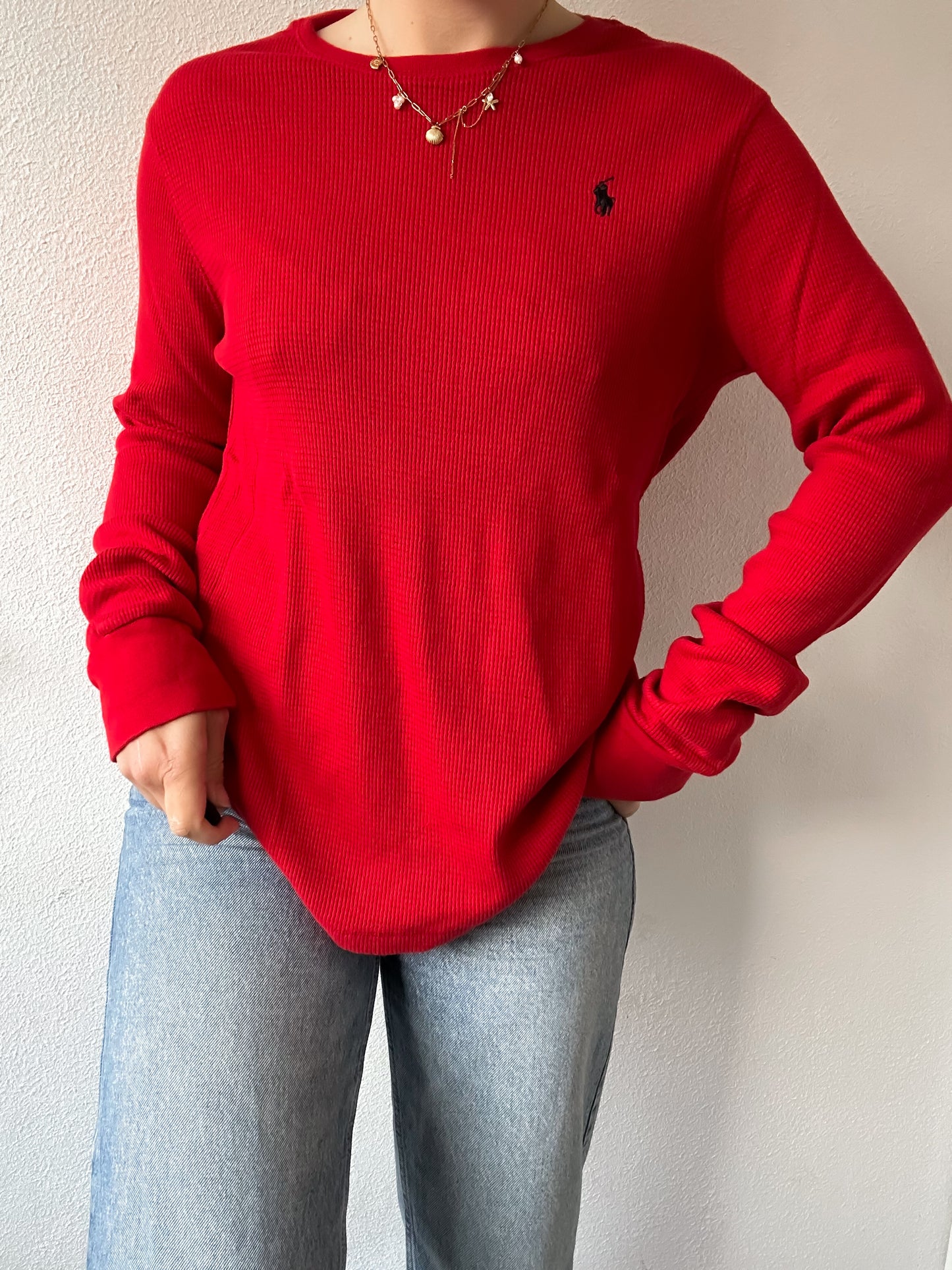 Ralph Lauren waffle knit L