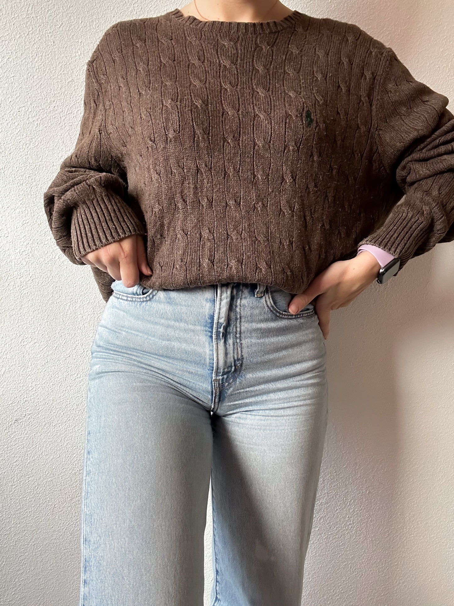 Ralph Lauren cable knit XL